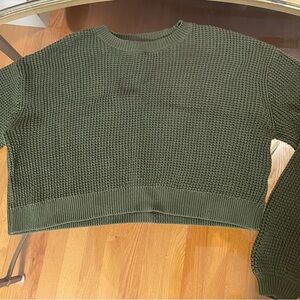 La Hearts Forest Green Crew Neck Sweater